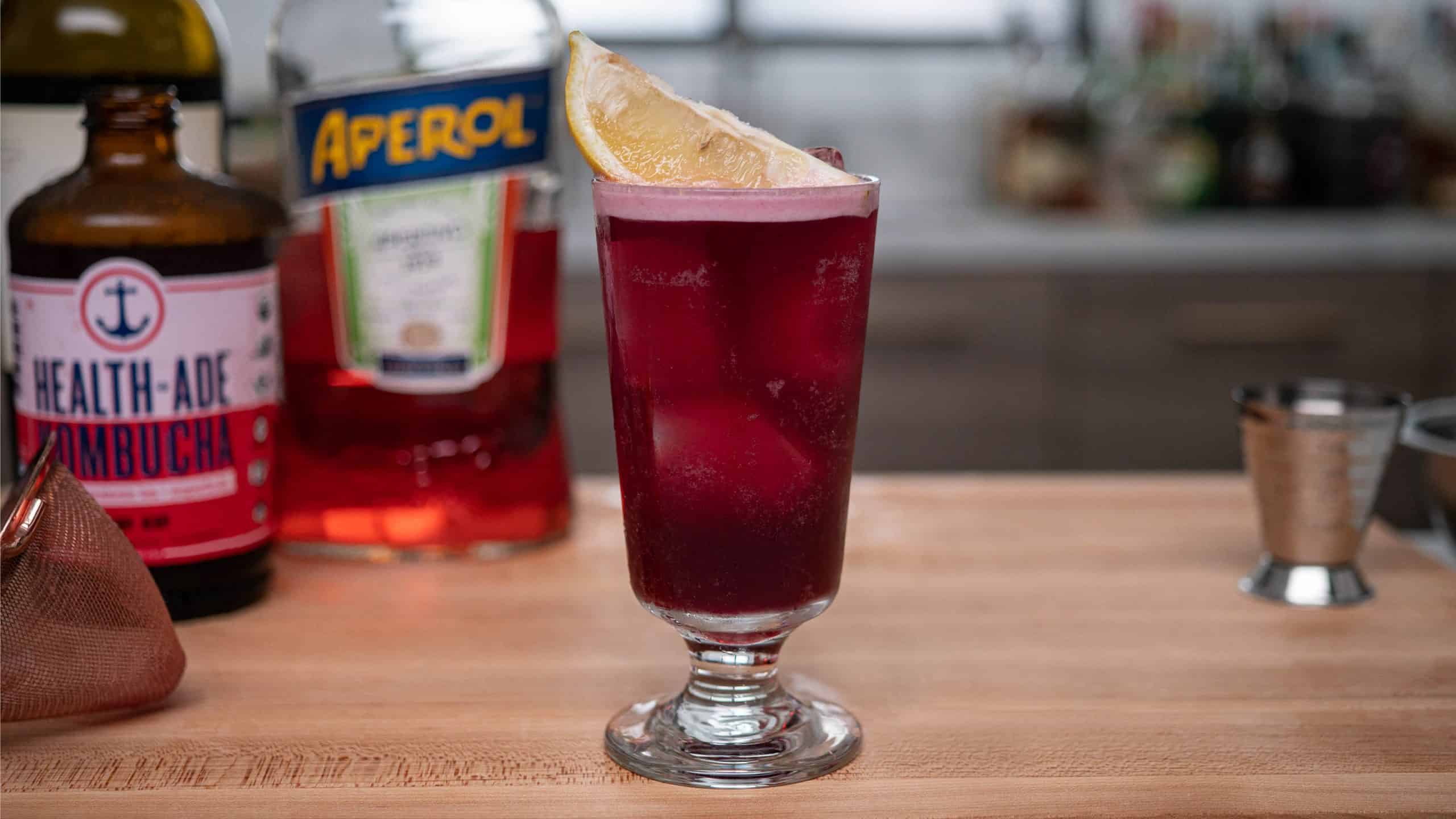 Kombucha Sangria Cocktail