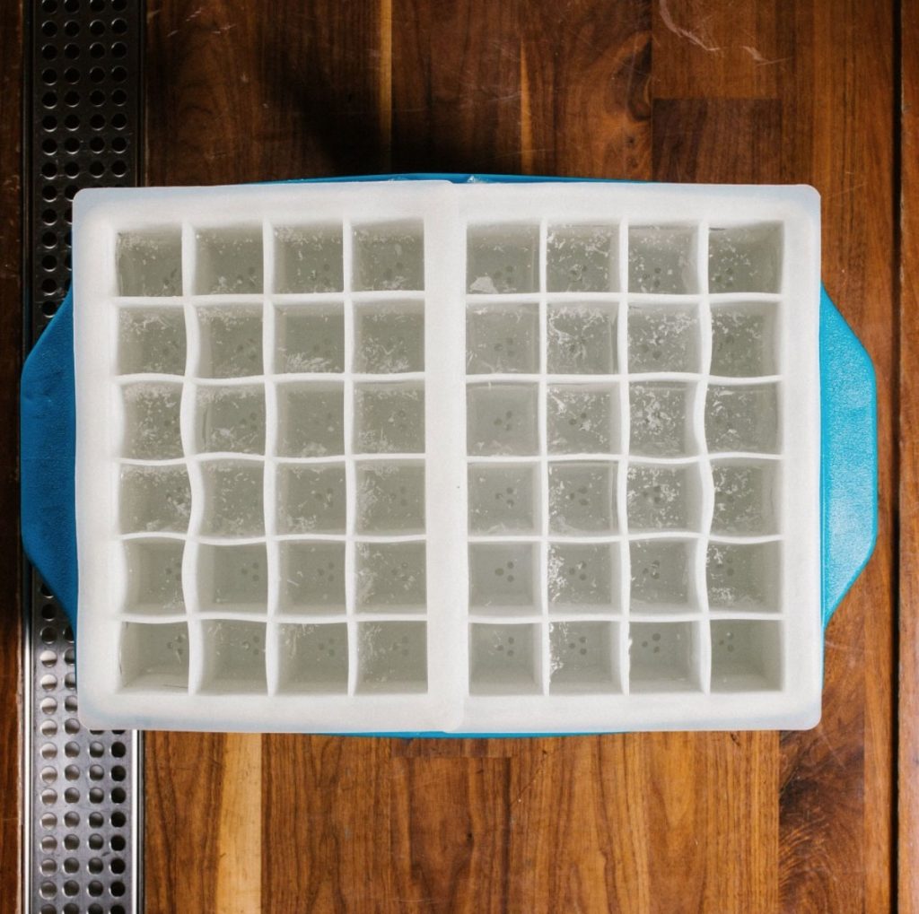 A Homemade Giant, Crystal Clear Ice Cube Tray - Alcademics