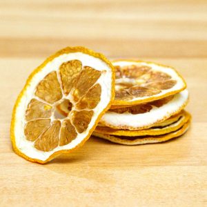 Dehydrated Lemon Wheel Garnish