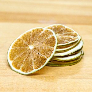 Dehydrated Lime Wheel Garnish